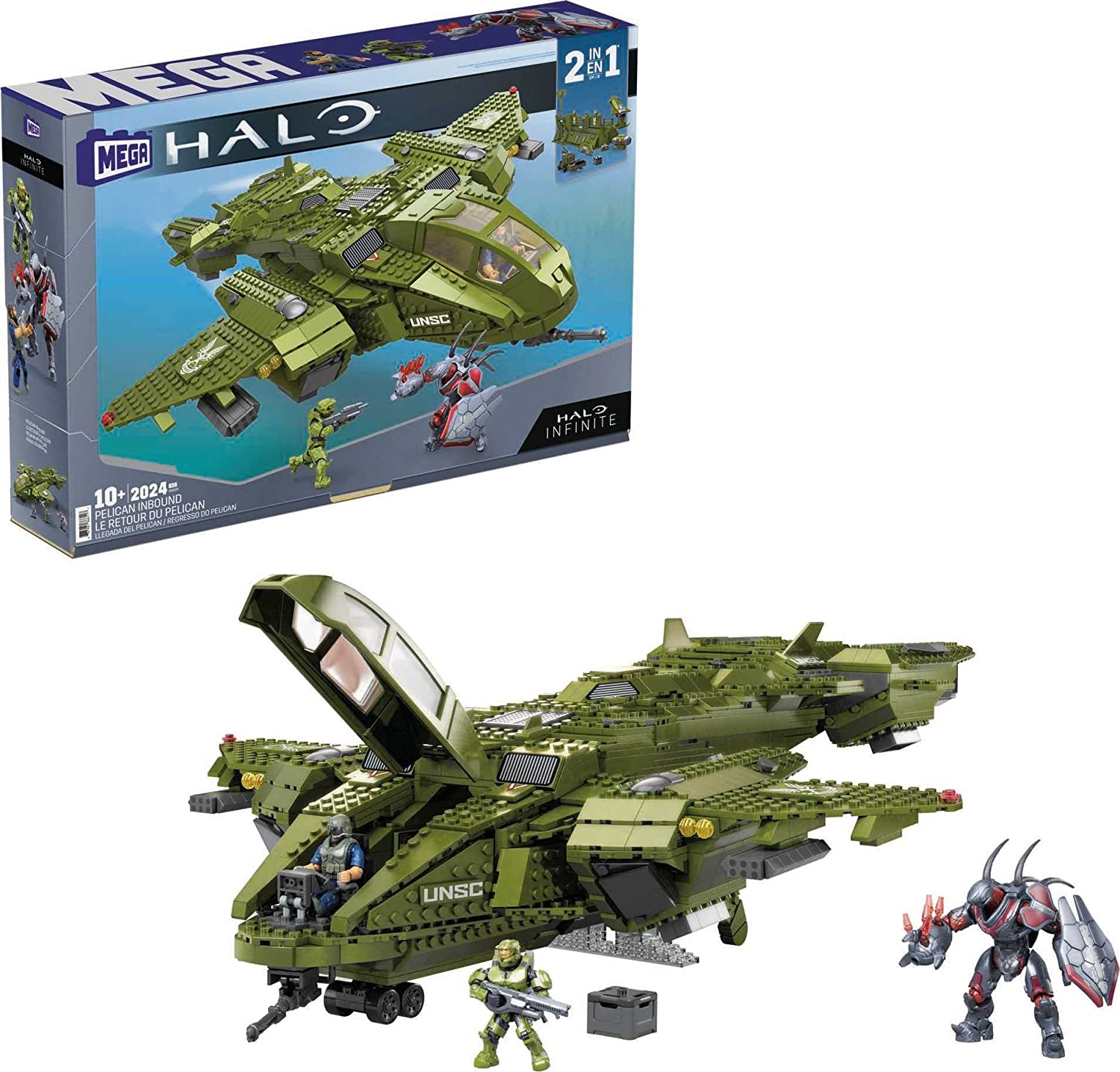 chollo Mega Construx - Halo - Nave Pelican del UNSC