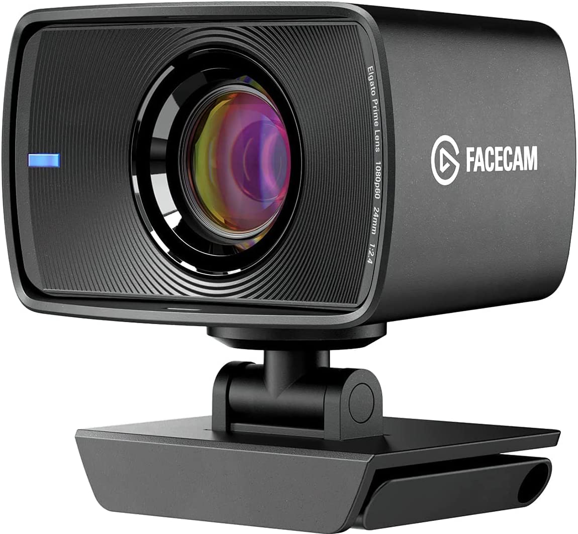 chollo Elgato Facecam - Webcam Full HD 1080p60 real para streaming, juegos, videoconferencia, sensor Sony, corrección de luz avanzada, controles avanzados, funciona con OBS, Zoom, Teams y demás, para PC/Mac