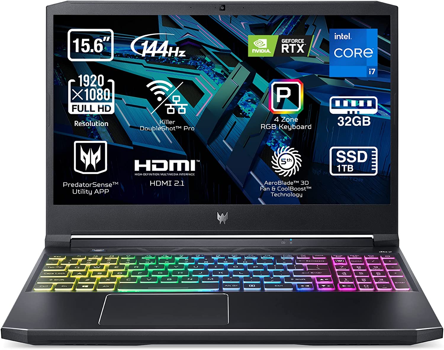 chollo Acer Predator Helios 300 PH315-54 Portatil Gaming