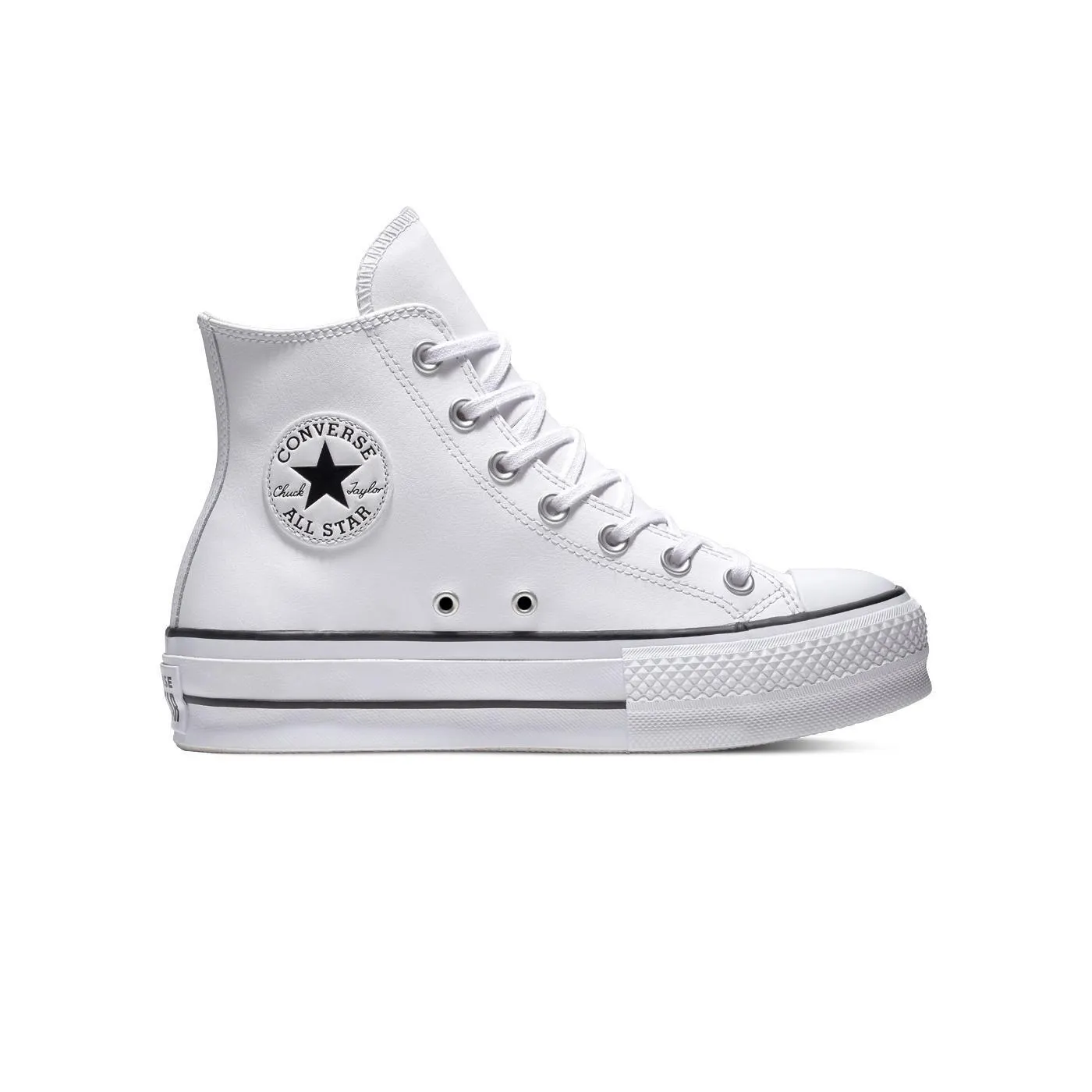 chollo Zapatilla Mujer Converse All Star Lift Clean Piel Blanco