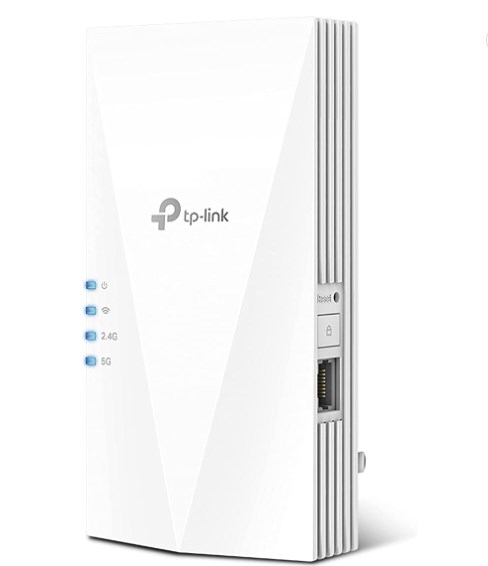 chollo TP-Link RE700X - Repetidor WiFi 6, AX3000 Amplificador WiFi,1 Puerto Ethernet Gigabit, MU-MIMO, One Mesh