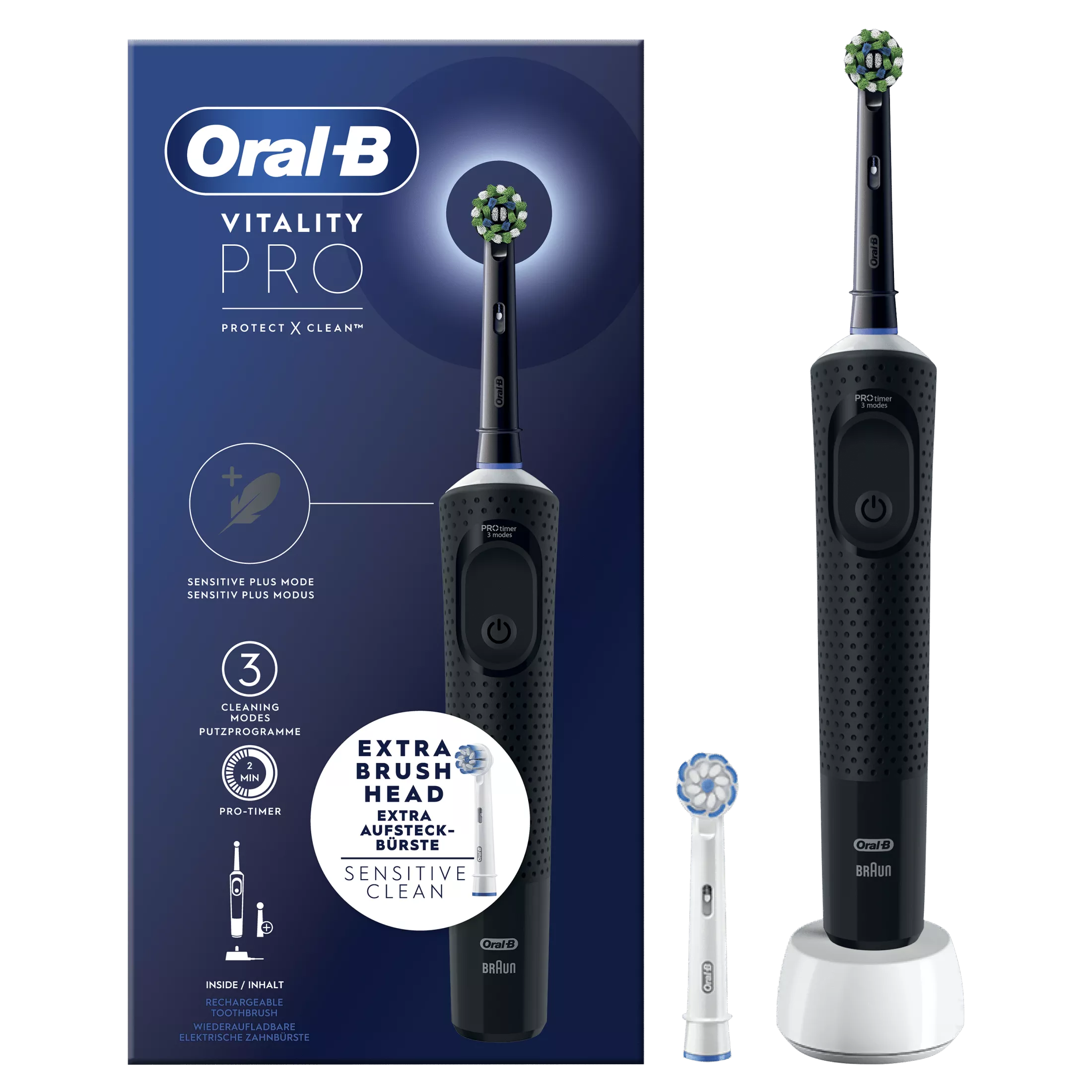 chollo Oral-B Vitality Pro cepillo de dientes eléctrico negro y lila