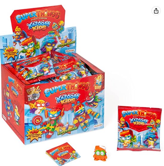 chollo SUPERTHINGS Kazoom Kids – Caja de 50 One Packs con Figuras de la Serie Kazoom Kid