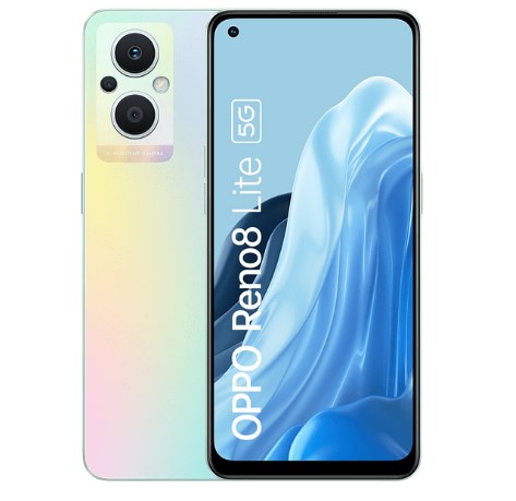 chollo Móvil - OPPO Reno8 Lite 5G, Rainbow, 128 GB, 8 GB RAM, 6.43