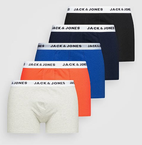 chollo Jack & Jones - Pack 5 Boxers