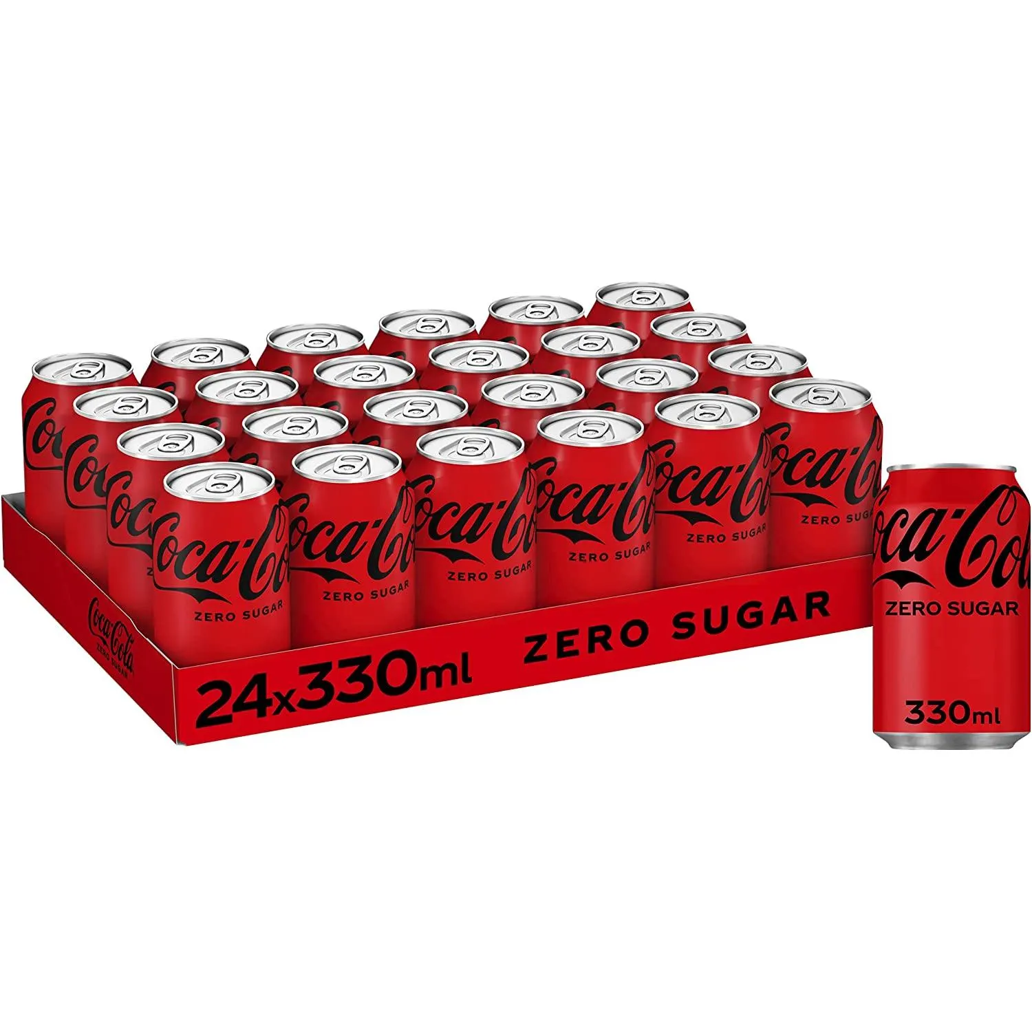 chollo Coca-Cola Zero Azúcar refresco, Pack 24 x 330ml