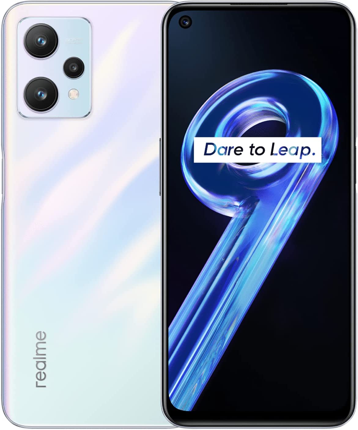 chollo realme 9 5G - 4+64GB Smartphone, Procesador Snapdragon 695 5G, Pantalla ultrafluida de 120 Hz, Cámara Triple de 50 MP con IA, Gran batería de 5000 mAh, Stargaze White, 3 años de garantía