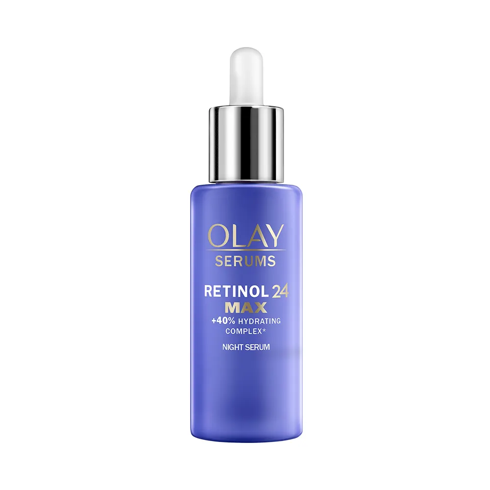 chollo Olay Retinol 24 MAX Sérum Facial De Noche, Con Complejo Retinoide Y Niacinamida (Vitamina B3) Para Una Piel Suave Y Radiante En 14 Noches, Sin Fragancia, 40 ml