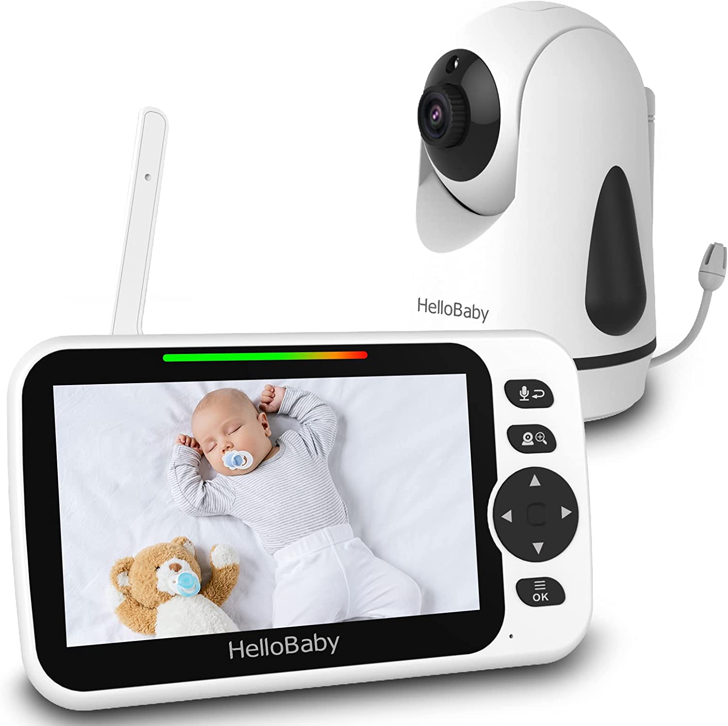 chollo Hellobaby Vigilabebes con Camara - Sin Wifi - 300 metros de alcance