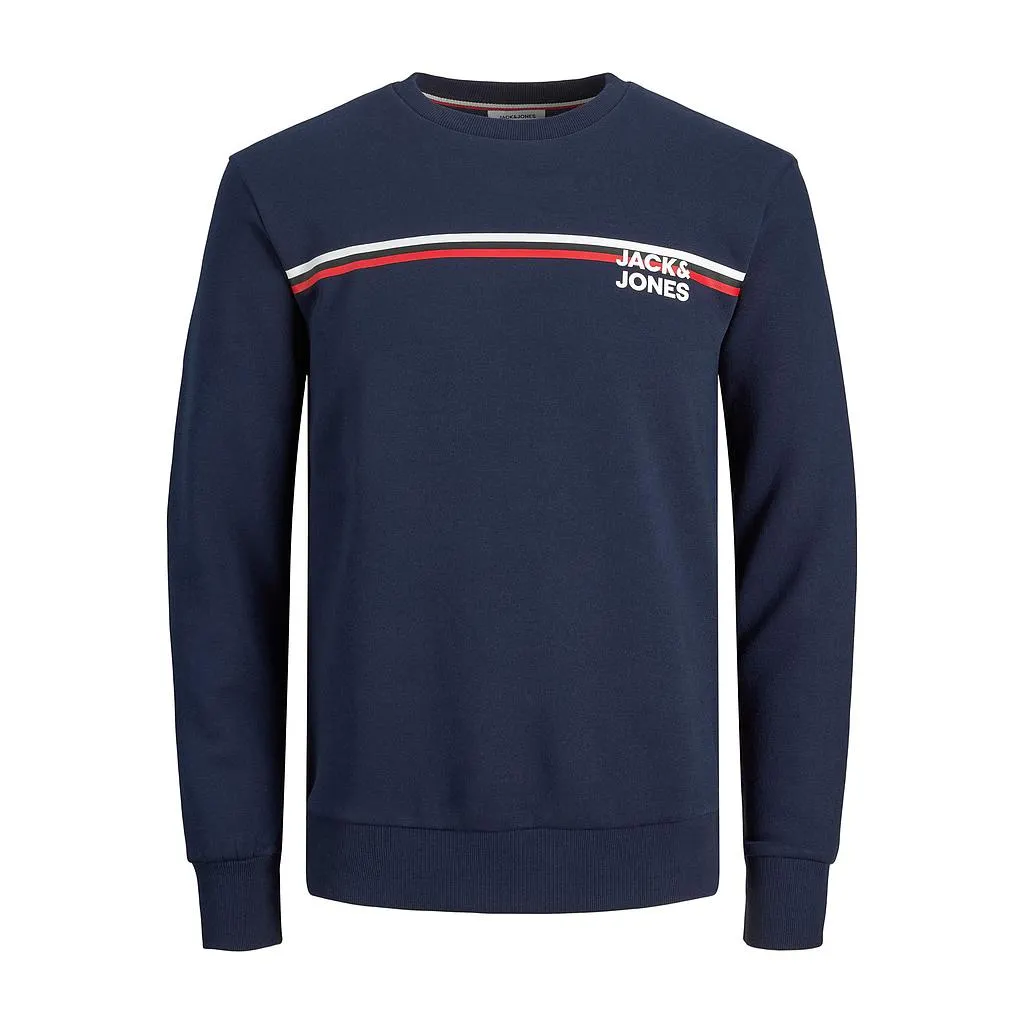 chollo Sudadera Jack & Jones Sweat Crew Neck (Azul Marino)