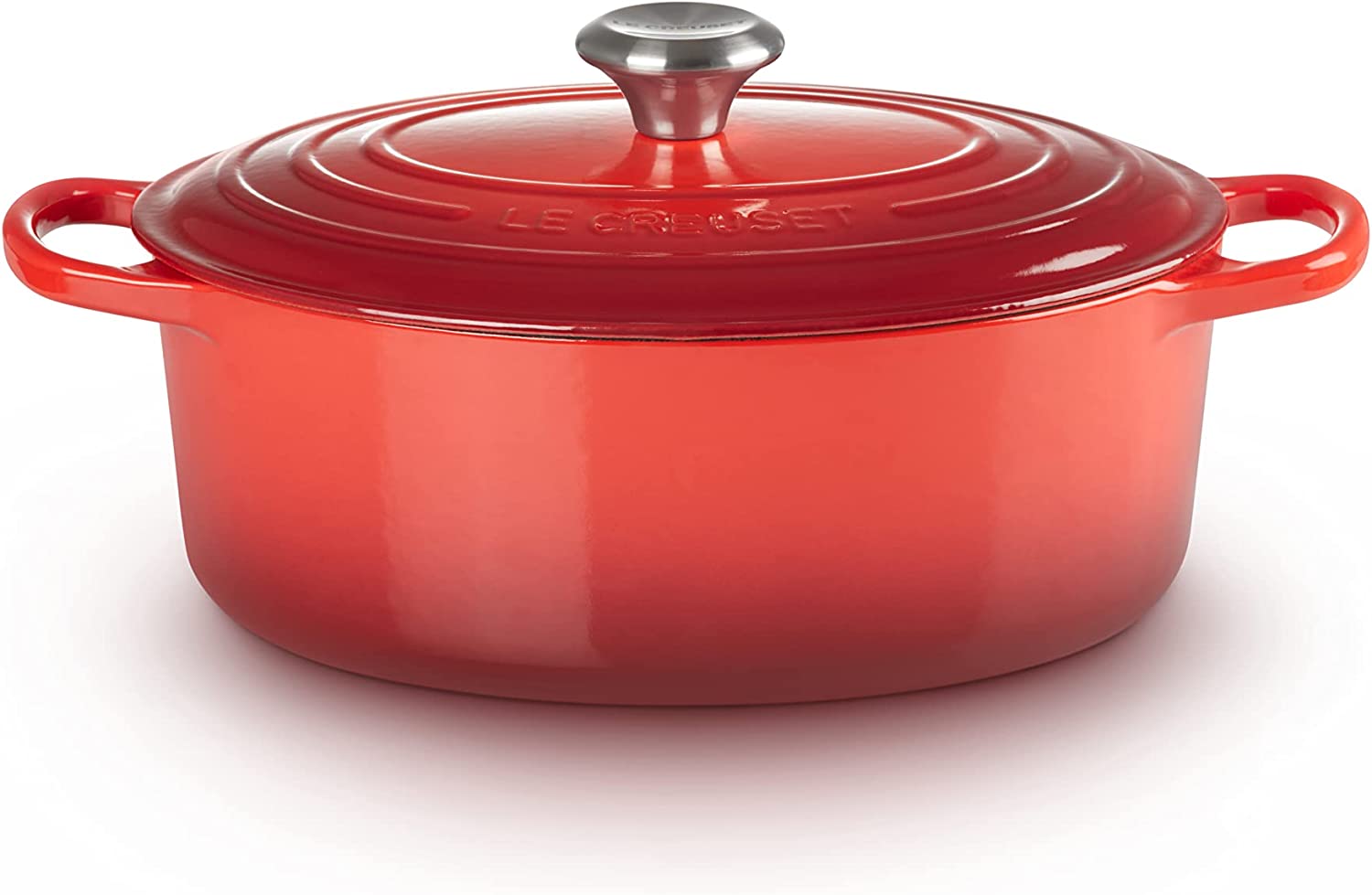 chollo Le Creuset Cocotte oval de hierro fundido, 29 cm, 4, 7 L, Todas Las Fuentes de Calor incluso inducción, Cereza, 21178290602430