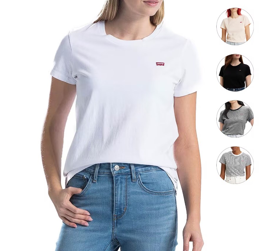 chollo Camiseta Levis Perfect Tee Mujer (Varios Modelos)