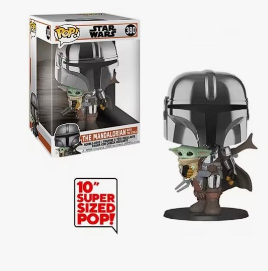 chollo Funko Pop The Mandalorian With The Child (Edición 25 cm)