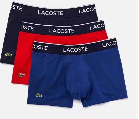 chollo Pack 3 Boxers de Lacoste (Varios Modelos a Elegir)