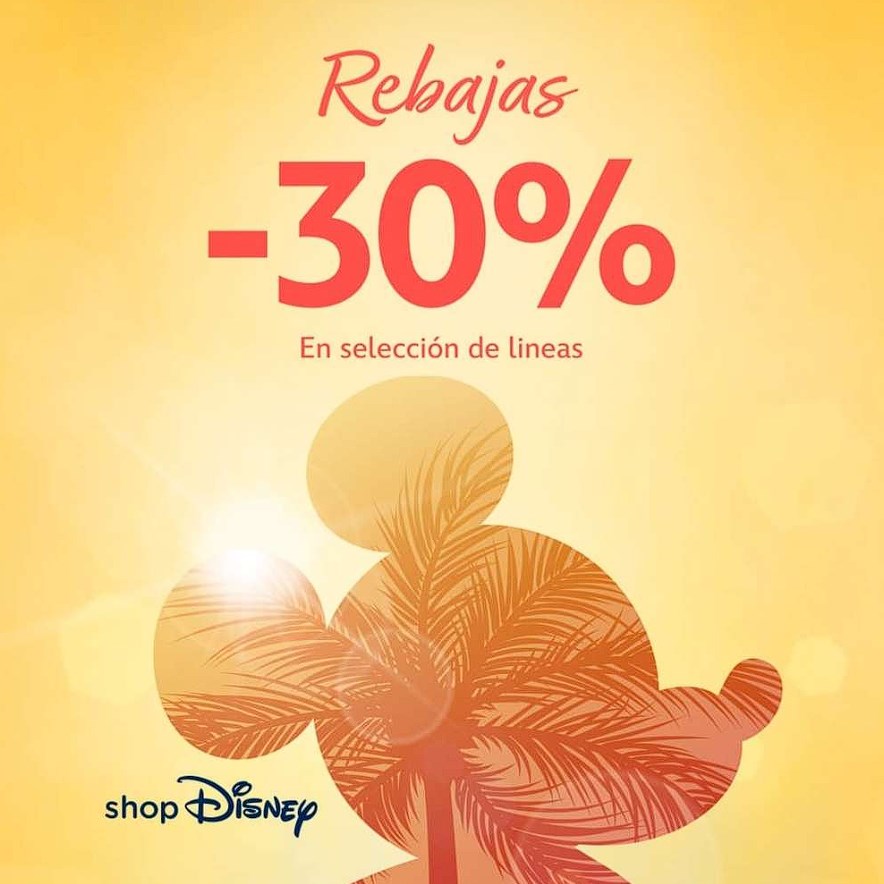 chollo 30% de descuento en la tienda Disney