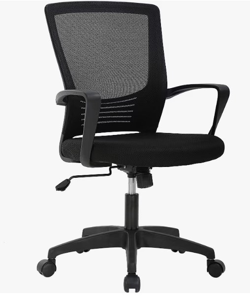 chollo Silla de Oficina Giratoria Escritorio con Soporte Lumbar