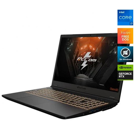 chollo Portátil PcCom Revolt 4060 Intel Core i7-13700H/16GB/1TB SSD/RTX 4060/15.6”