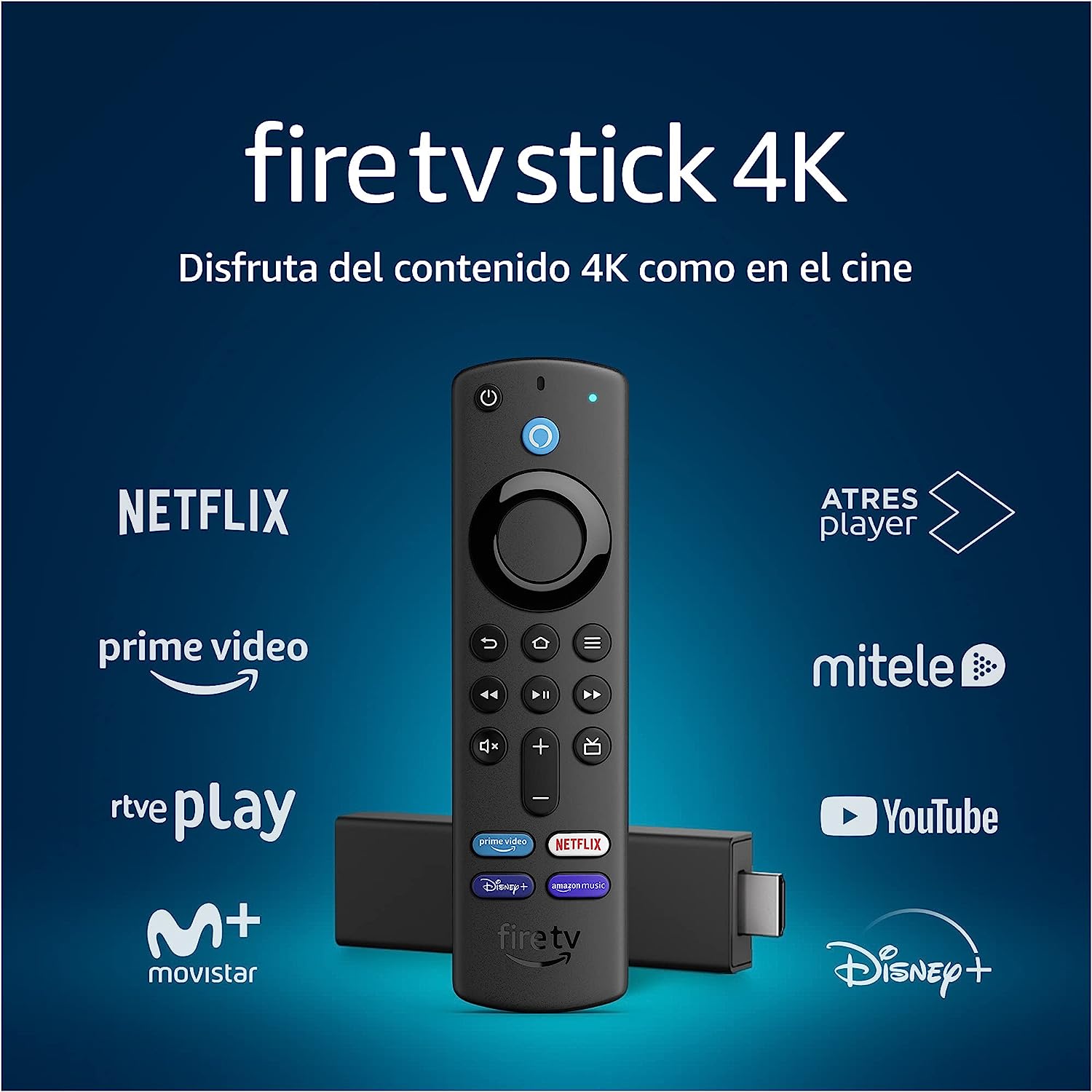 chollo Fire TV Stick 4K con mando por voz Alexa (incluye controles para el televisor)