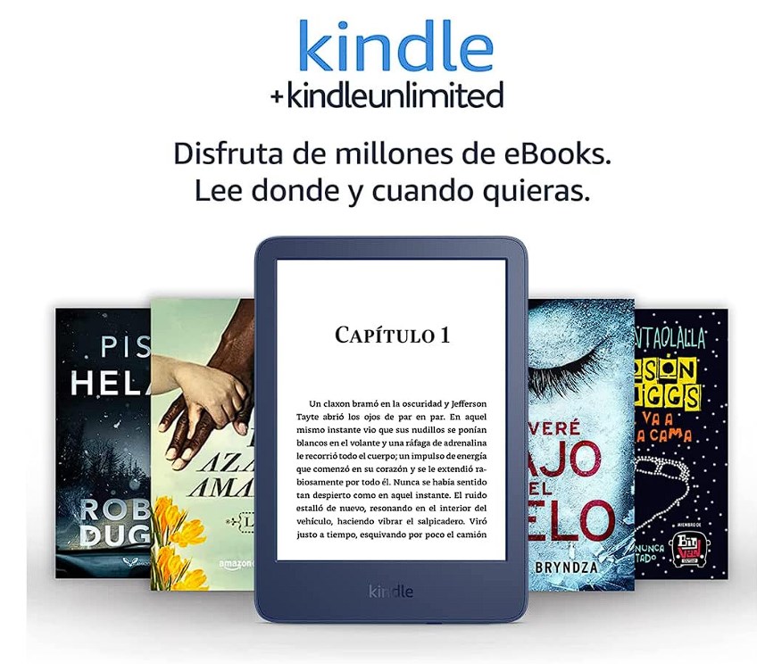 chollo Nuevo Kindle (2022) + 6 meses gratis de Kindle Unlimited