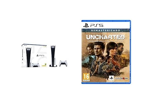 chollo Playstation 5 Standard Consola + Uncharted Legacy of Thieves Collection PS5