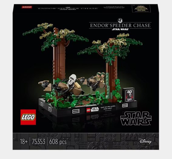 chollo Lego Star Wars Diorama: Duelo de Speeders en Endor