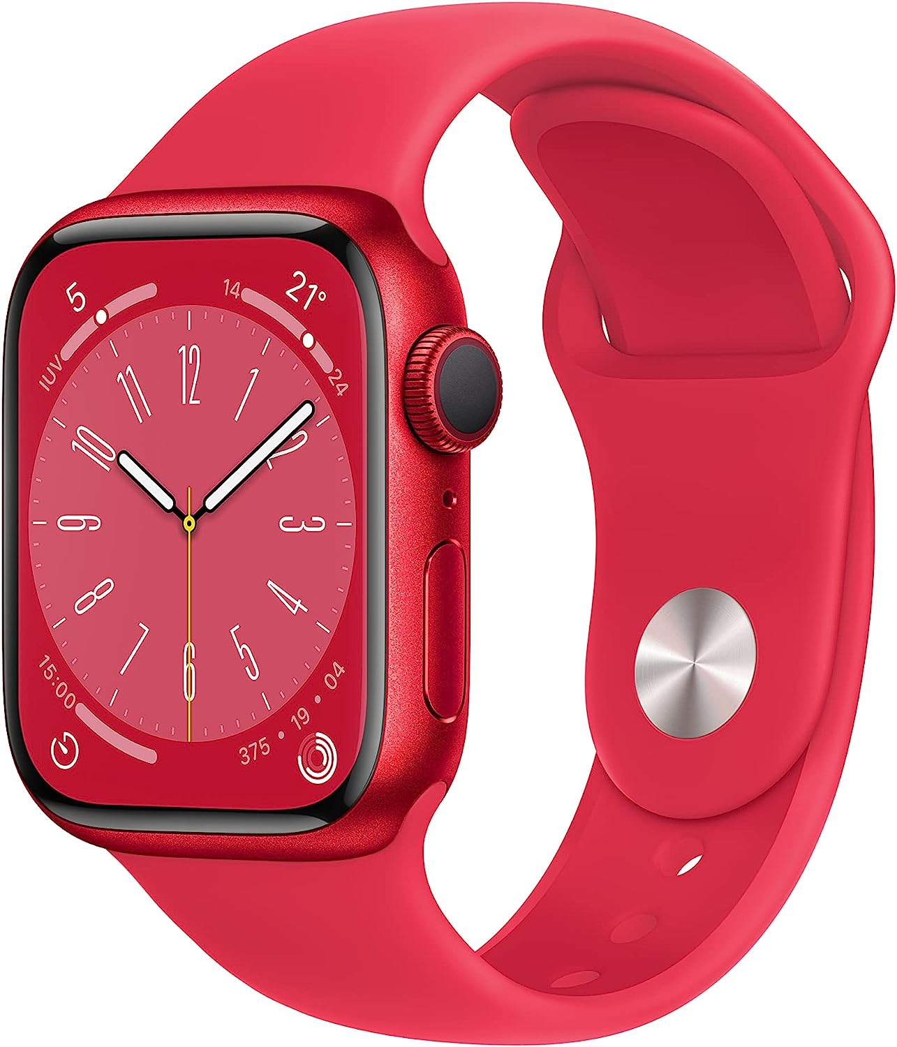 chollo Apple Watch Series 8 (GPS, 41mm) Reloj Inteligente con Caja de Aluminio (Product) Red 