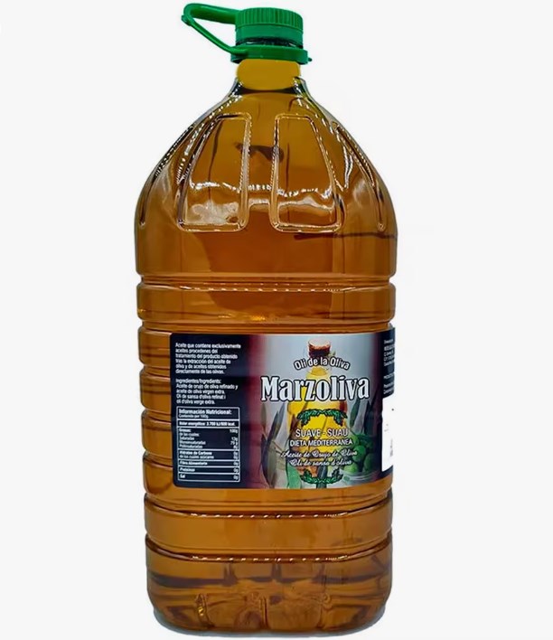 chollo Aceite Marzoliva suave, 5 litros de aceite de Orujo de Oliva