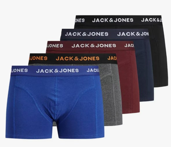 chollo Pack 5 Boxers Jack & Jones