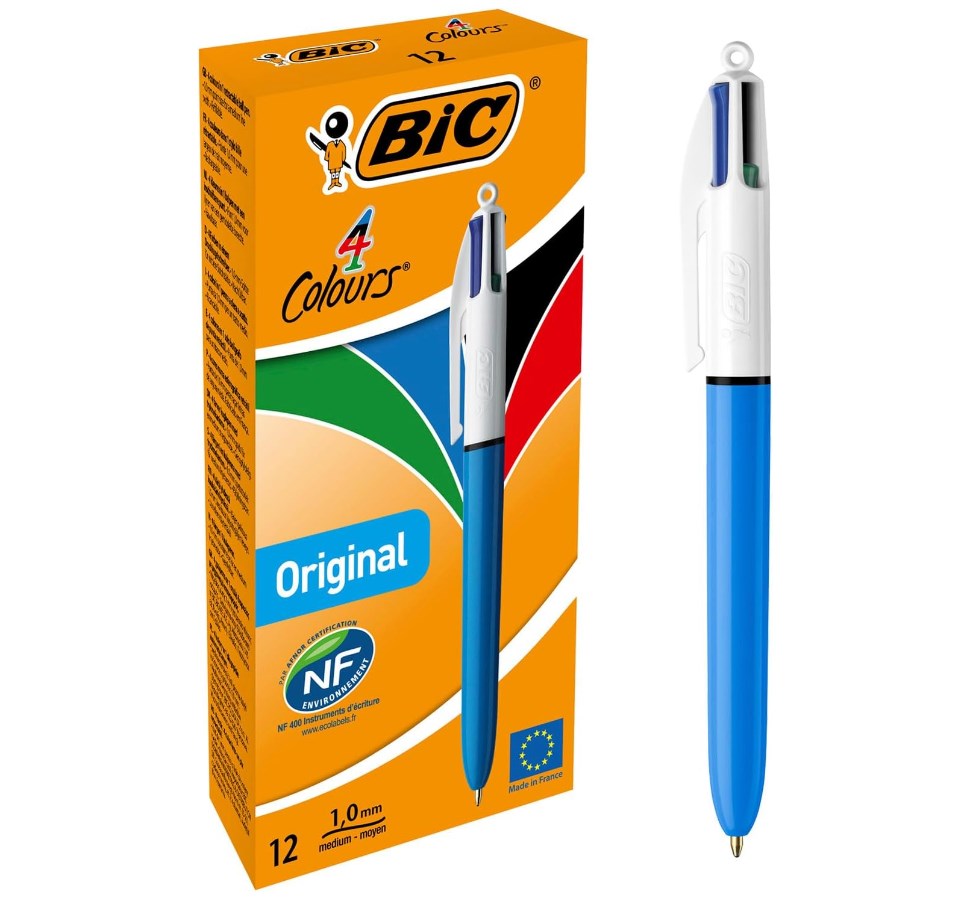 chollo Pack 4 Boligrafos BIC de 4 Colores