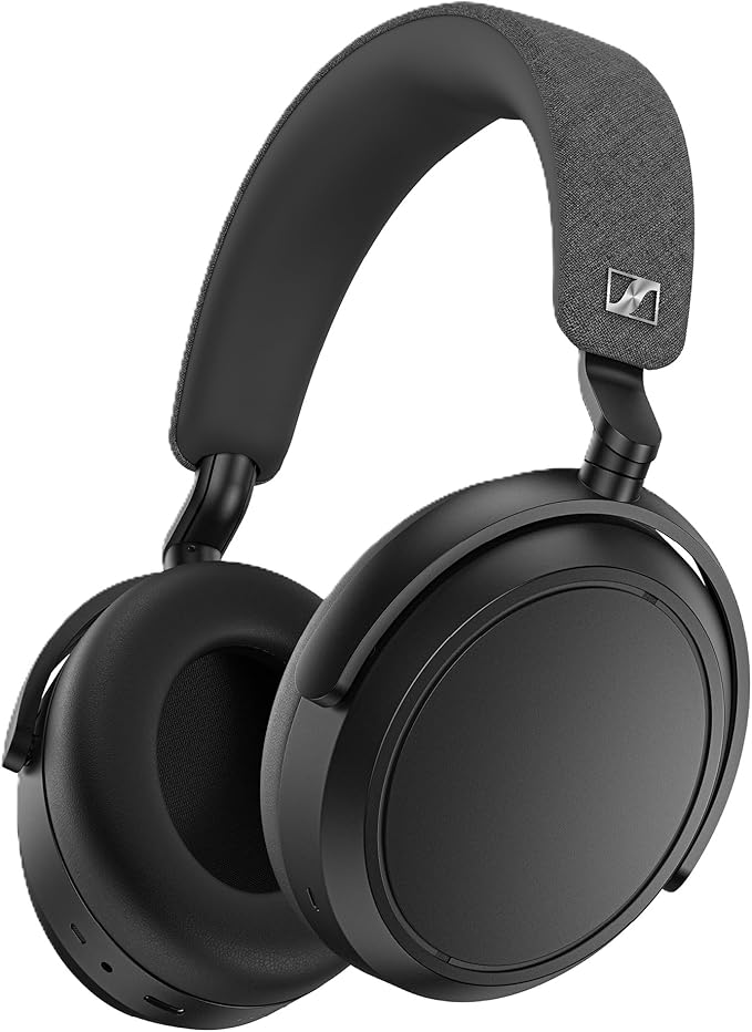 chollo Sennheiser Auriculares MOMENTUM 4 Wireless, auriculares Bluetooth para llamadas nítidas con cancelación de ruido adaptativa, 60 horas de duración de la batería, sonido personalizable – Negro