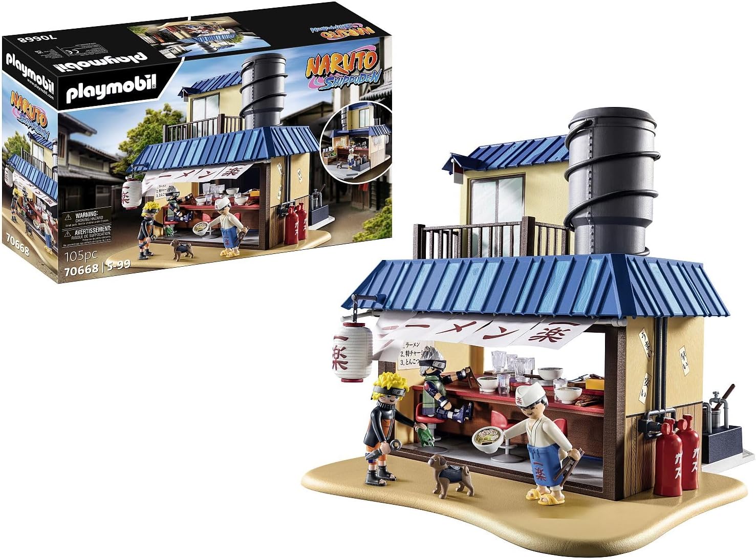 chollo PLAYMOBIL - Naruto - Restaurant Ramen Ichiraku 