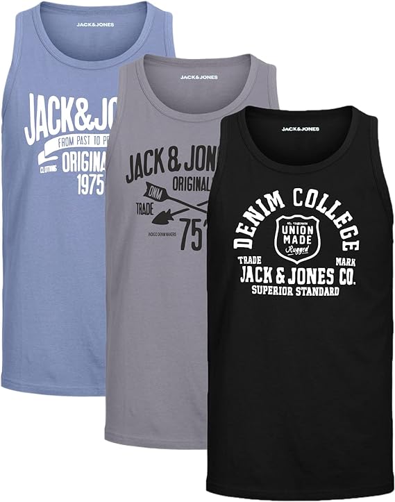 chollo Pack 3 Camisetas Sin Tirantes Jack & Jones