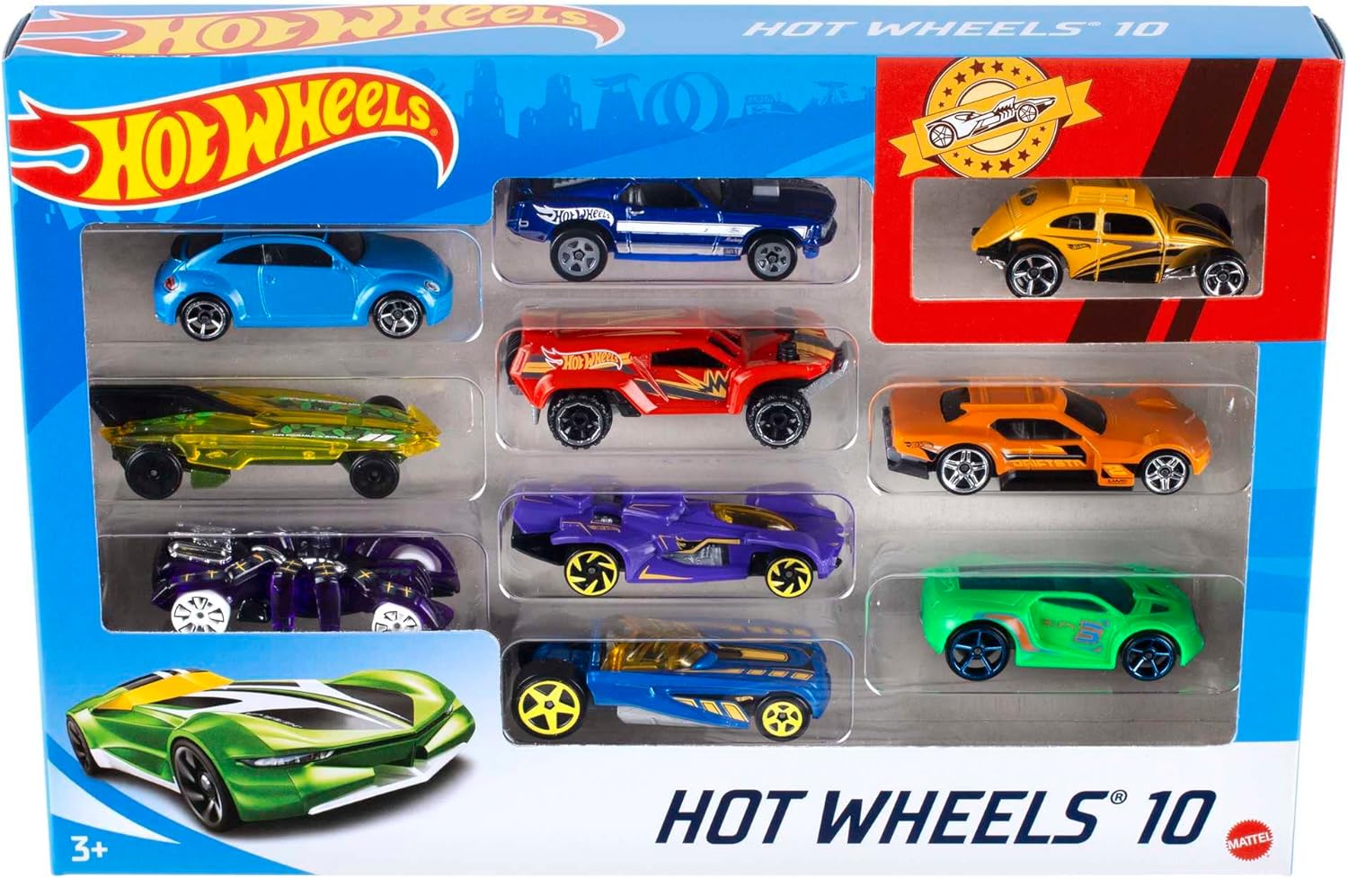 chollo Hot Wheels Pack de 10 Vehiculos