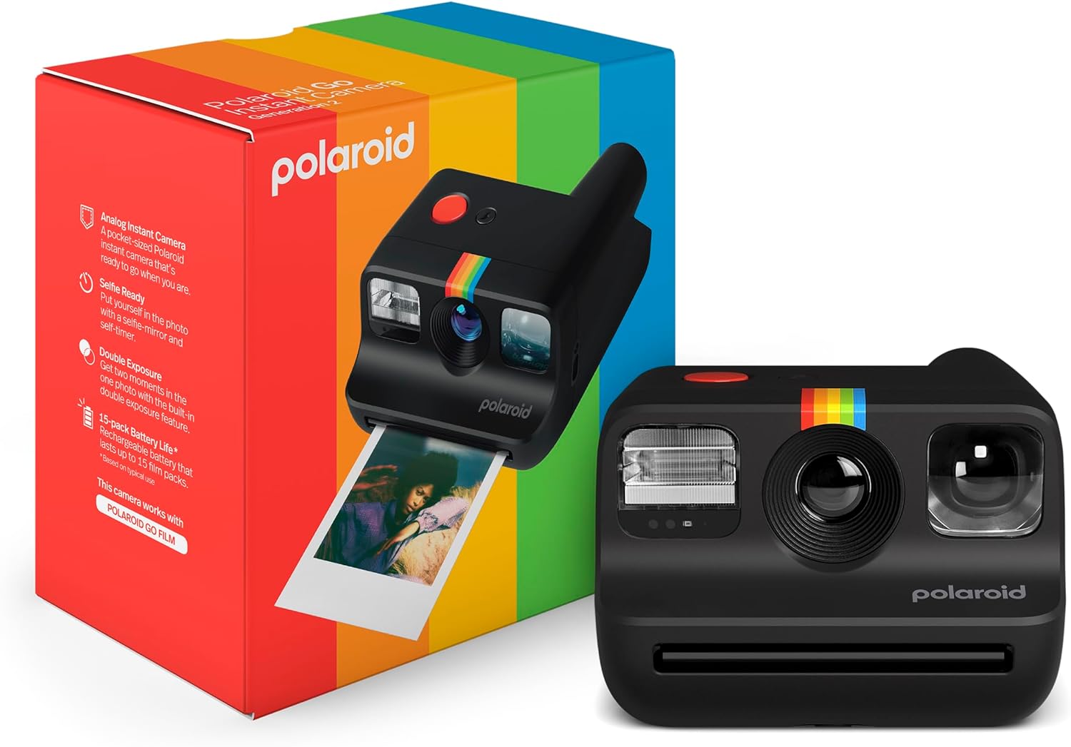 chollo  Polaroid - Go Generation 2 Camara instantanea - Negro (9096)