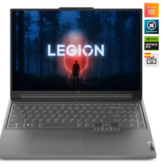 chollo Lenovo Legion Slim 5 16APH8 AMD Ryzen 7 7840HS/16GB/512GB SSD/RTX 4070/16''