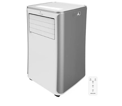 chollo Aire acondicionado portátil - Cecotec ForceClima 9100 Soundless, 1010 W, 2268 fg/h, 4 modos, 2 velocidades, Silencioso, Mando a distancia, Blanco