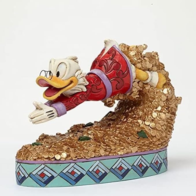 chollo Disney Traditions, Figura del Tío Gilito nadando en dinero