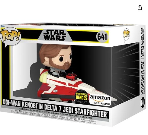 chollo Funko Pop! Ride Super Deluxe: OBI-WAN In Delta 7