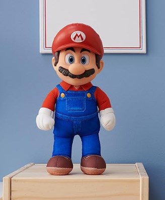 chollo Super Mario Nintendo Peluche Mario de 35 cm Totalmente Articulado