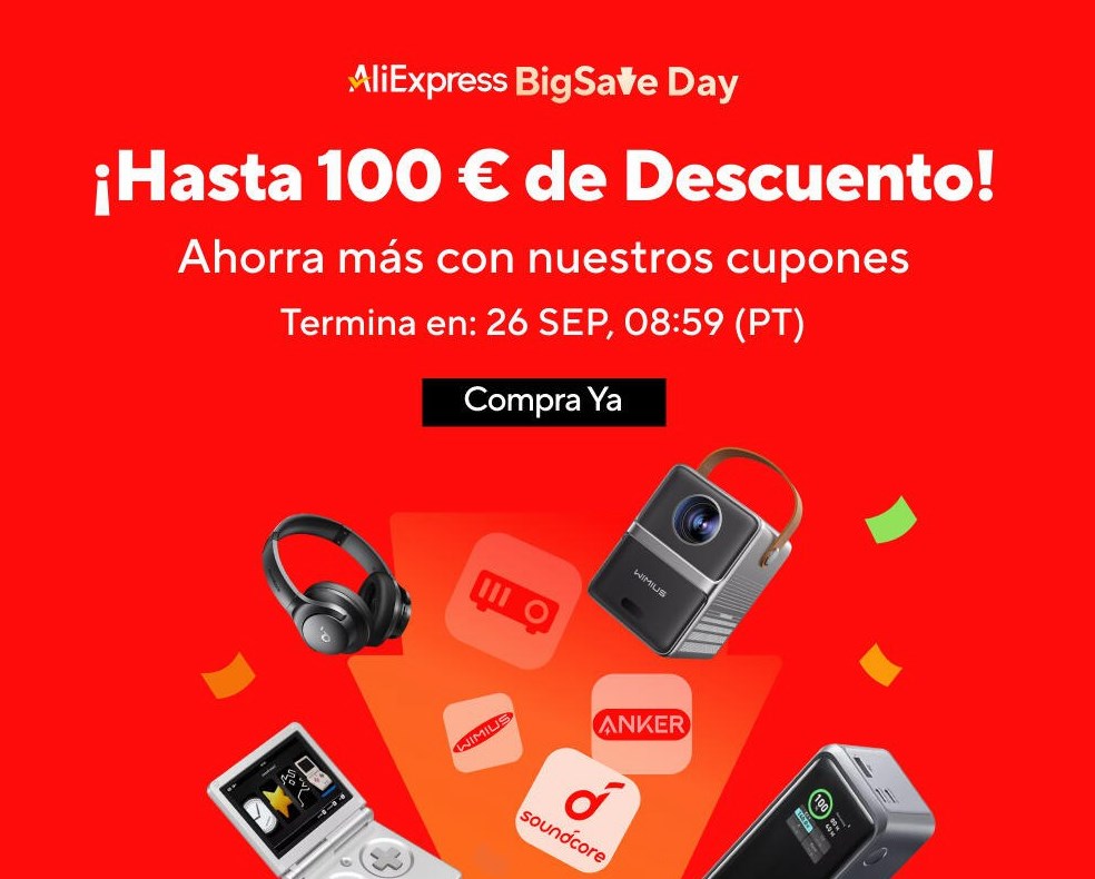 chollo BIG SAVE DAY en AliExpress 