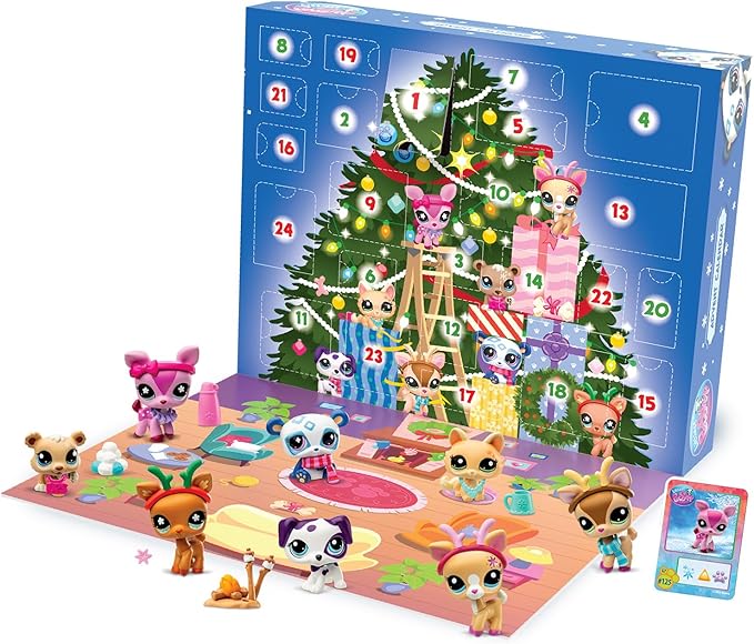 chollo Littlest Pet Shop - Calendario de Adviento de Pet Shop - 8 Pet Shop y 16 accesorios