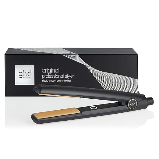 chollo ghd original styler - Plancha de pelo profesional para un cabello pulido, suave y brillante, crea de liso a ondas, tecnología Single-zoneTM, temperatura óptima de peinado 185º, placas cerámicas, negro