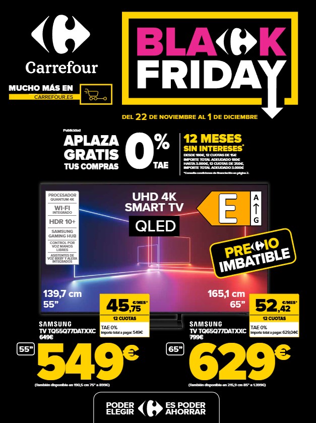 chollo Folleto del Black Friday de Carrefour