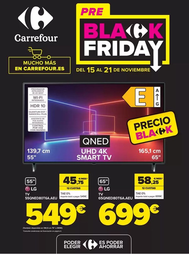 chollo Catálogo Carrefour Pre-Black Friday