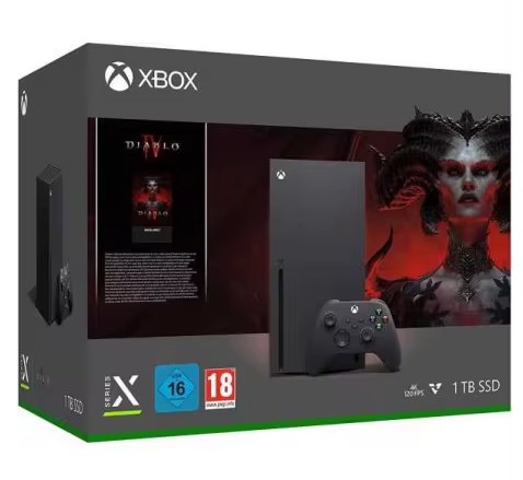 chollo Consola Xbox Series X + Diablo IV (Envío desde España)