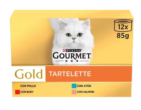 chollo Purina - PACK GOLD Tartallette Surtido 85G X 12 latas