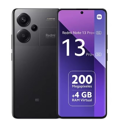 chollo Xiaomi-smartphone Redmi Note 13 Pro Plus 5G, versión Global, MediaTek Dimensity 7200-Ultra 200MP, cámara OIS, 5000mAh, 120W, NFC, IP68, resistente al agua