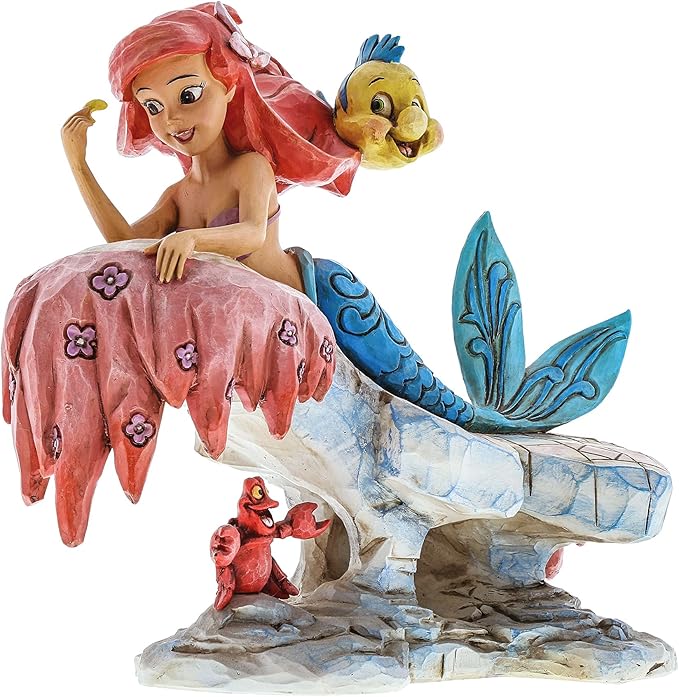 chollo Disney Traditions, Figura de Ariel, Sebastián y Flounders de 