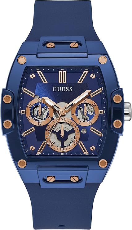 chollo GUESS Reloj con Detalles de Cristal de 43 x 51 mm