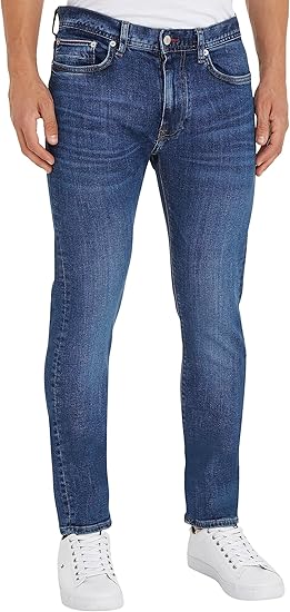 chollo Tommy Hilfiger Pantalón Vaquero Hombre Core Slim Bleecker Ohio Rinse con Stretch